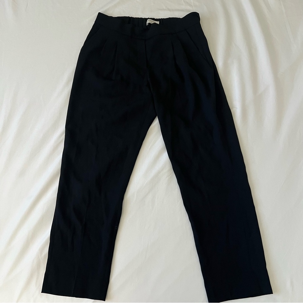 Babaton Cropped Trousers Pants Size 4, Black
